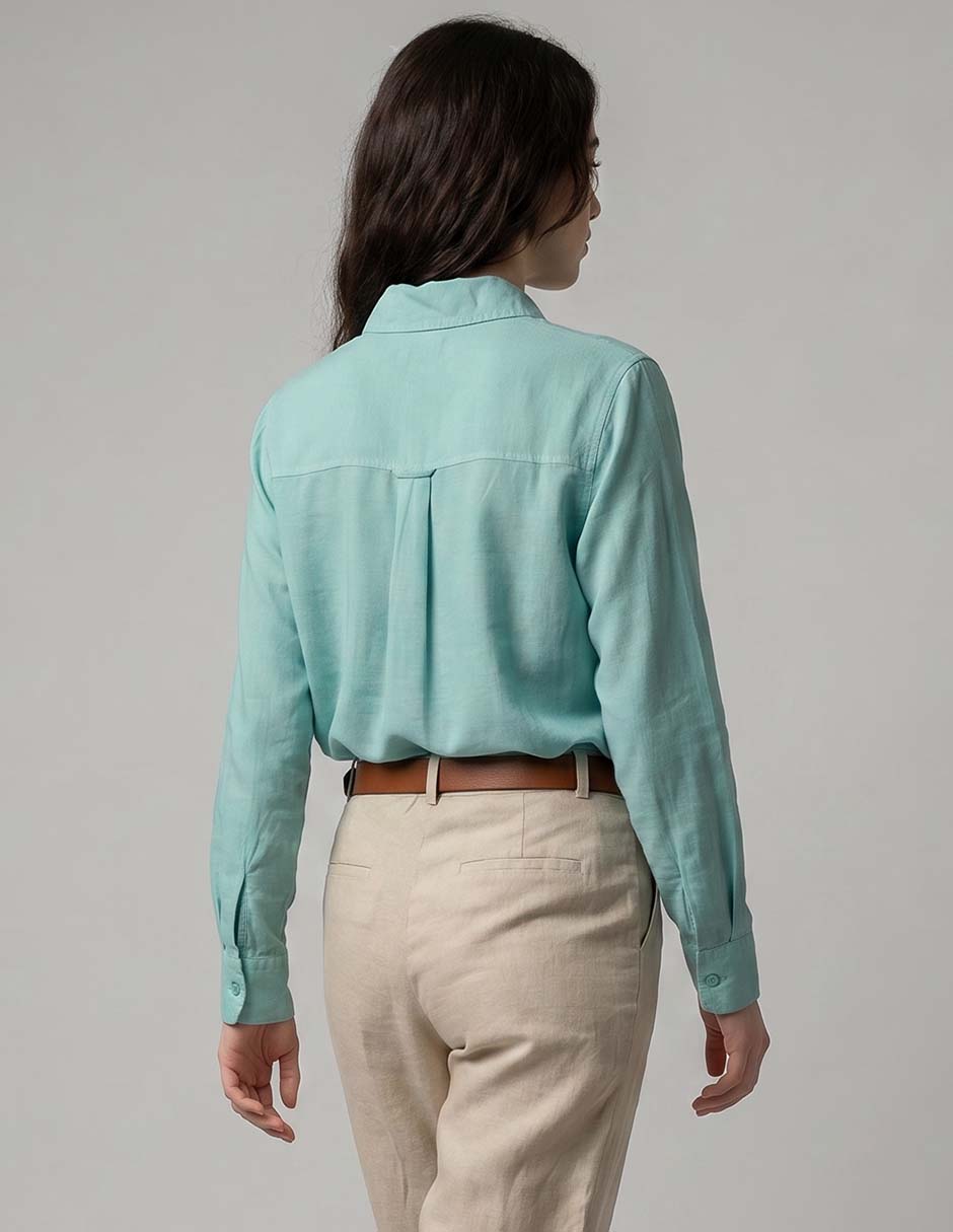 Blusa American Eagle Blusa Manga Larga Para Mujer