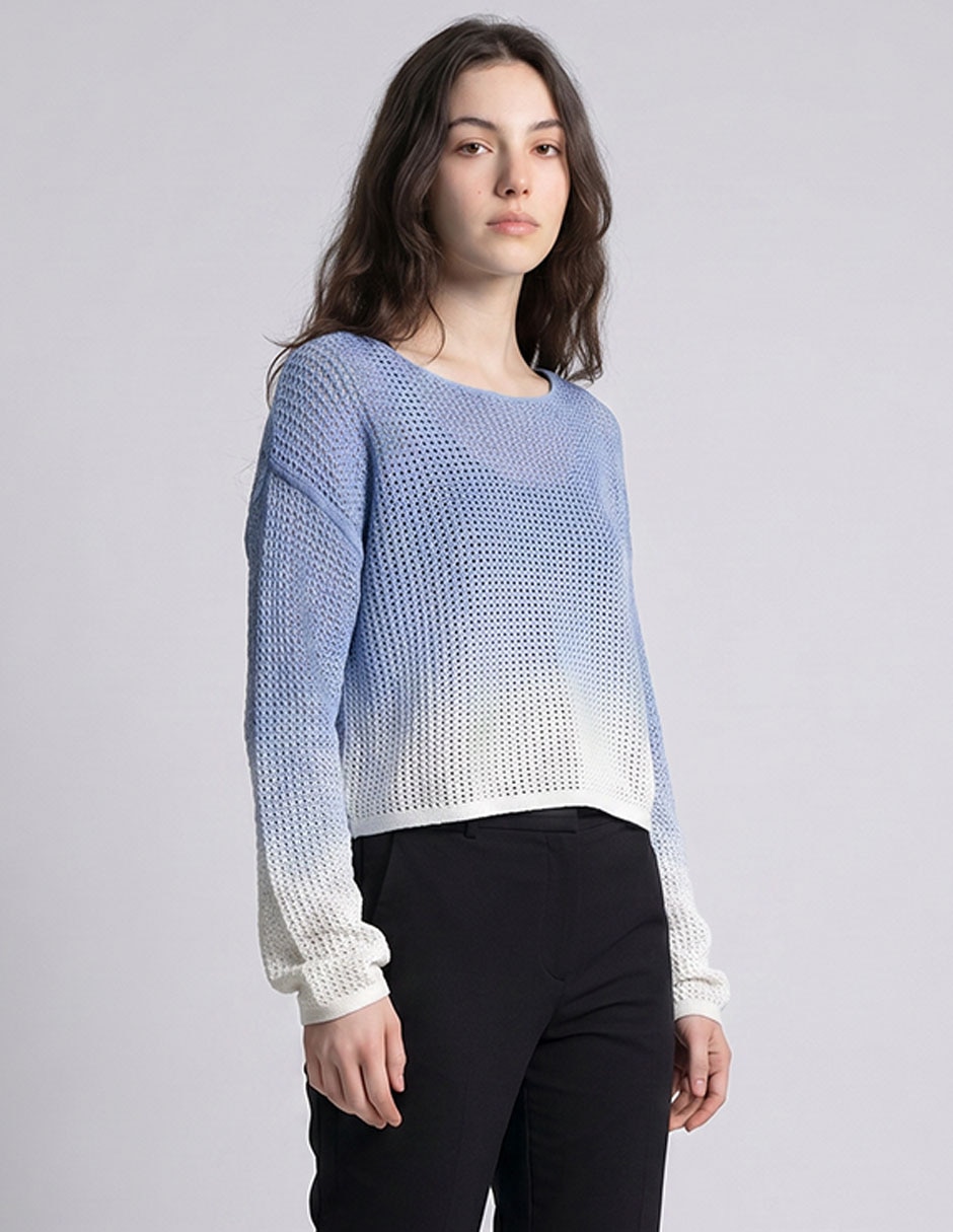 Blusa manga larga para mujer