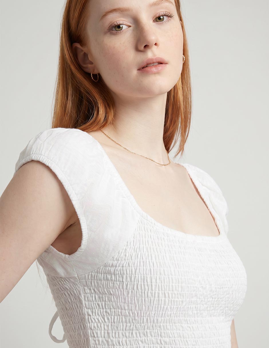 Blusa American Eagle manga corta para mujer