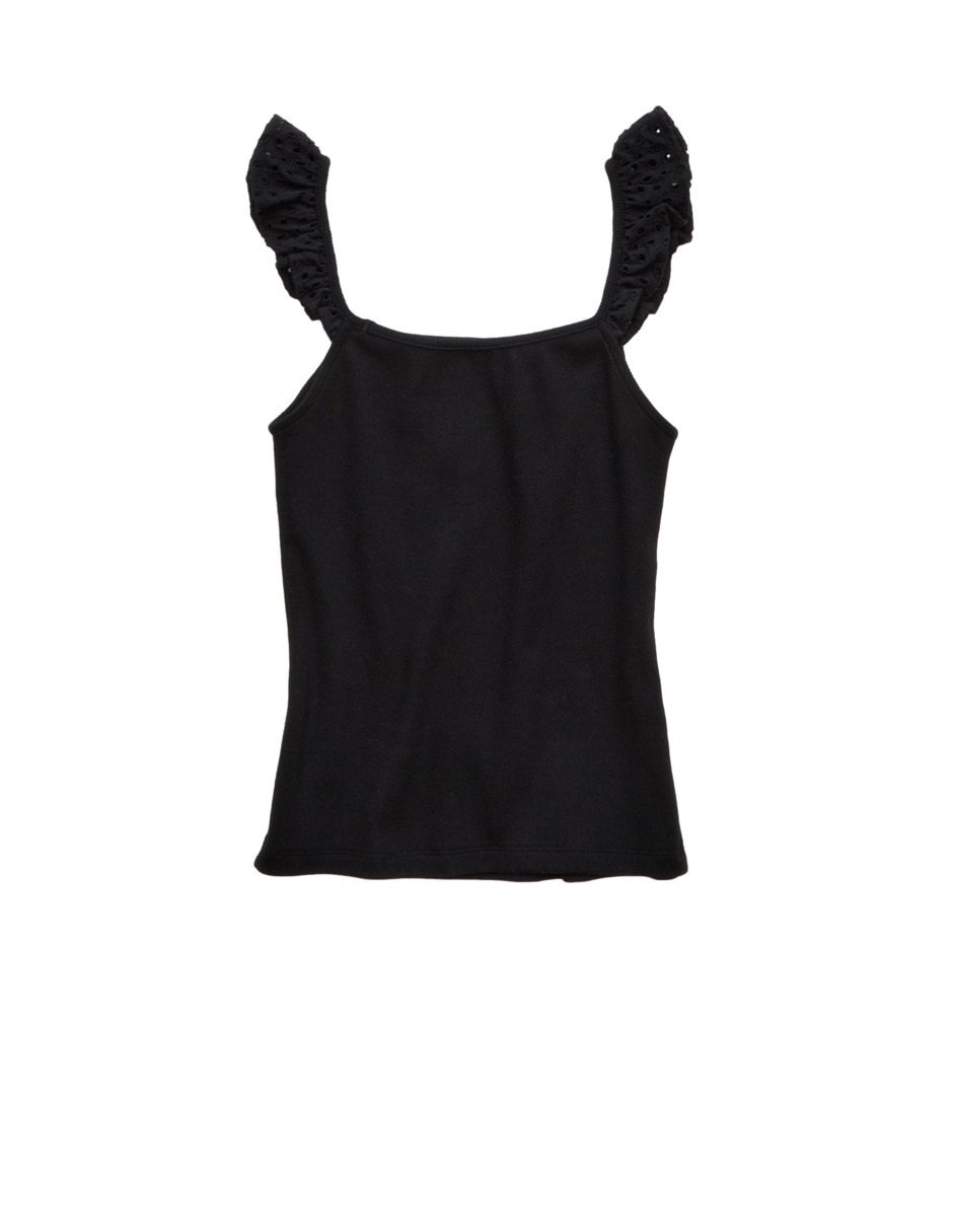 Blusa American Eagle manga corta para mujer