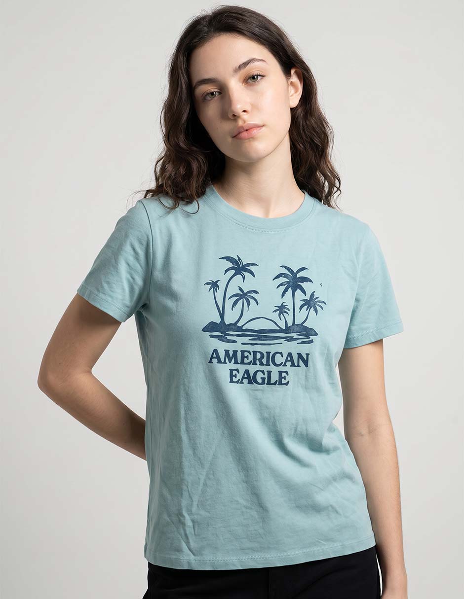 Playera manga corta tees cuello redondo para mujer Playera manga corta tees cuello redondo para mujer