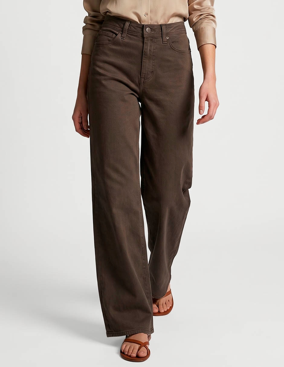 Pantalón relaxed acampanado para mujer Pantalón relaxed acampanado para mujer