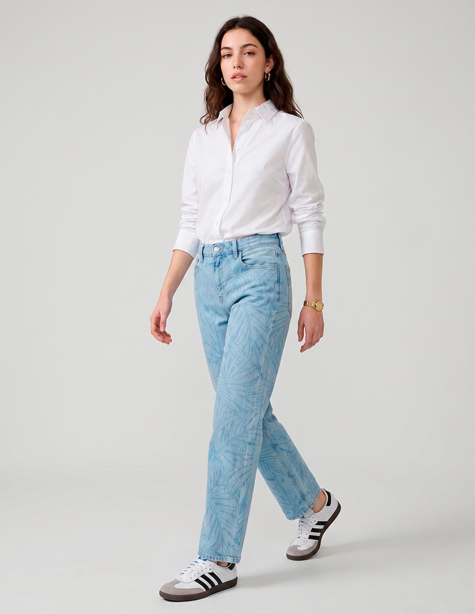 Jeans/Jegging/Jeans Jogger Regular Straight Cintura Stovepipe Ae Jeans Para Mujer