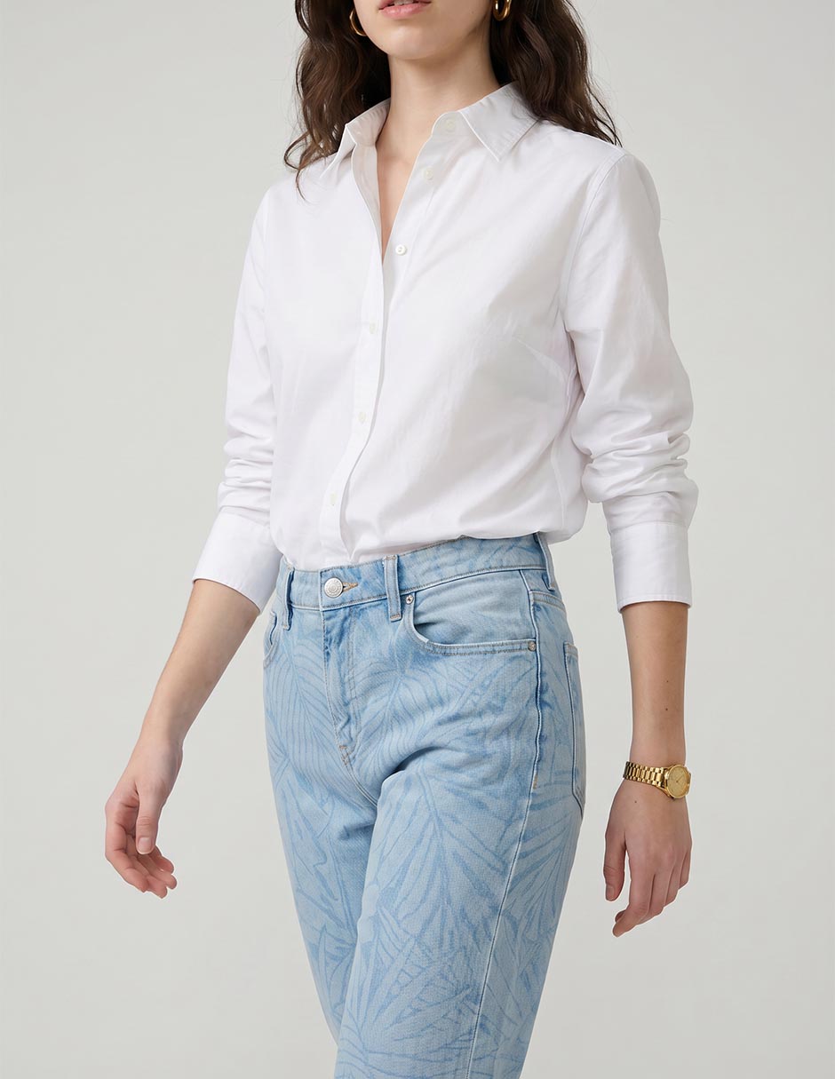 Jeans regular straight cintura american eagle stovepipe para mujer