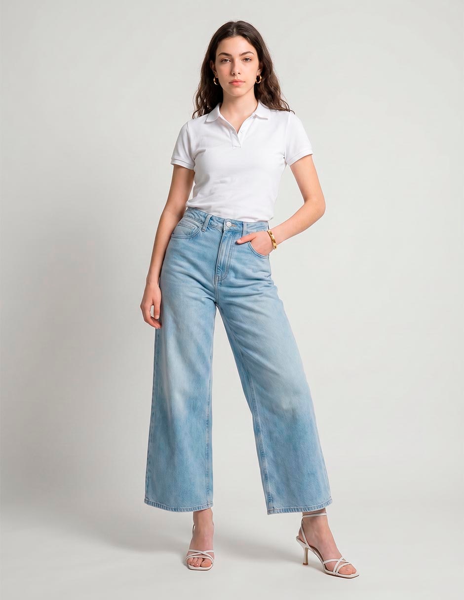 Jeans/Jegging/Jeans Jogger Regular Wide Leg Cintura Wmns Highest Ris Ae Jeans Para Mujer