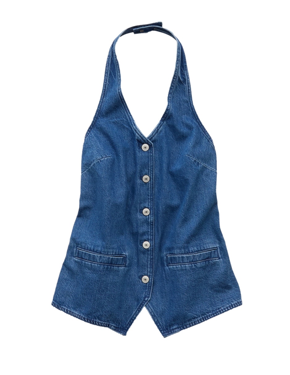 Top american eagle escote redondo tirante clásico