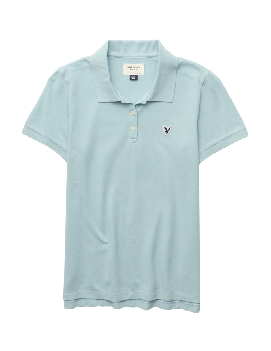 Playera tipo polo american eagle para mujer