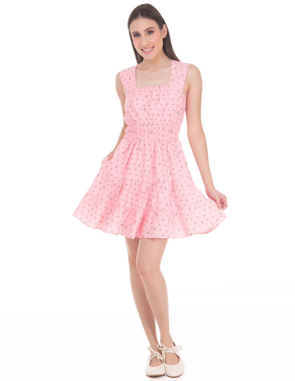 Vestido corto casual coleccion mayo para mujer 4
