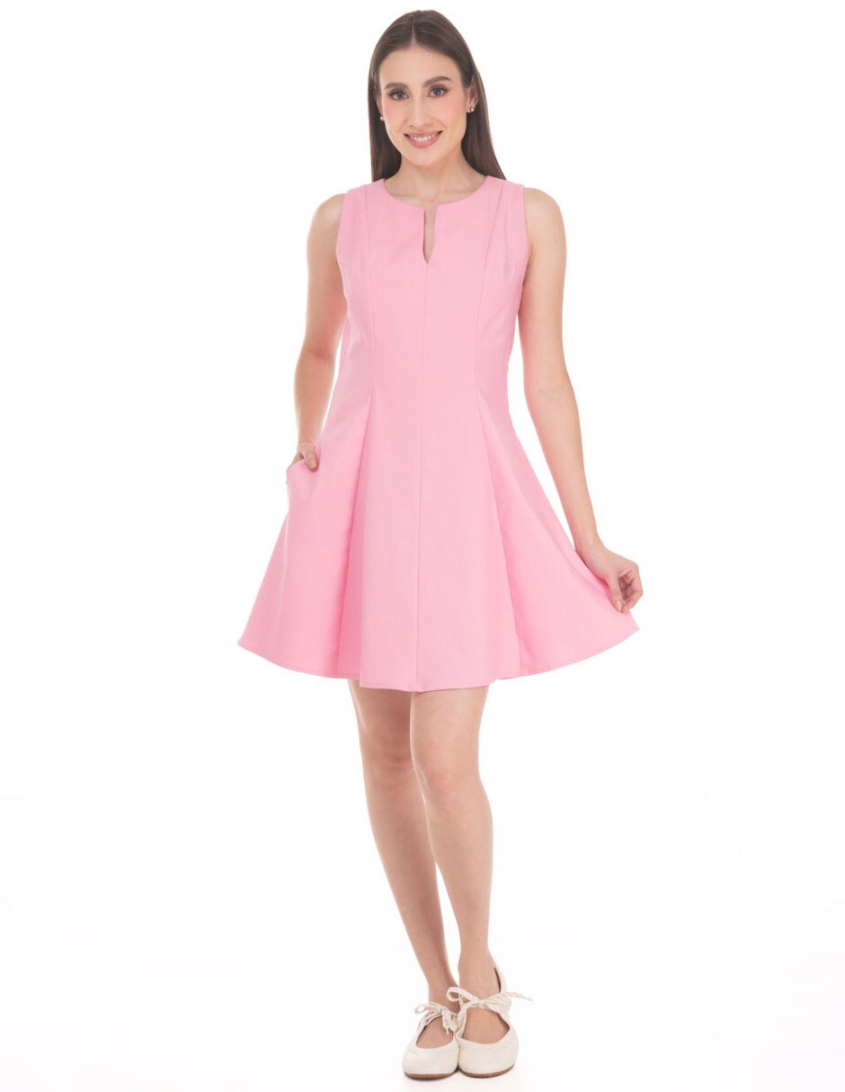 Vestido corto casual coleccion mayo para mujer 4