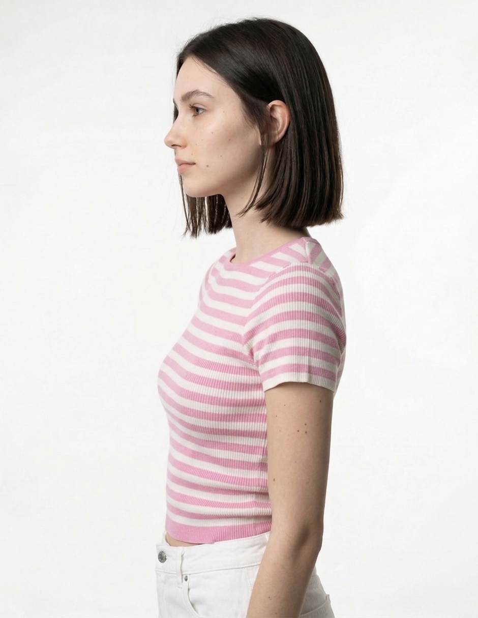 Blusa manga corta para mujer 3