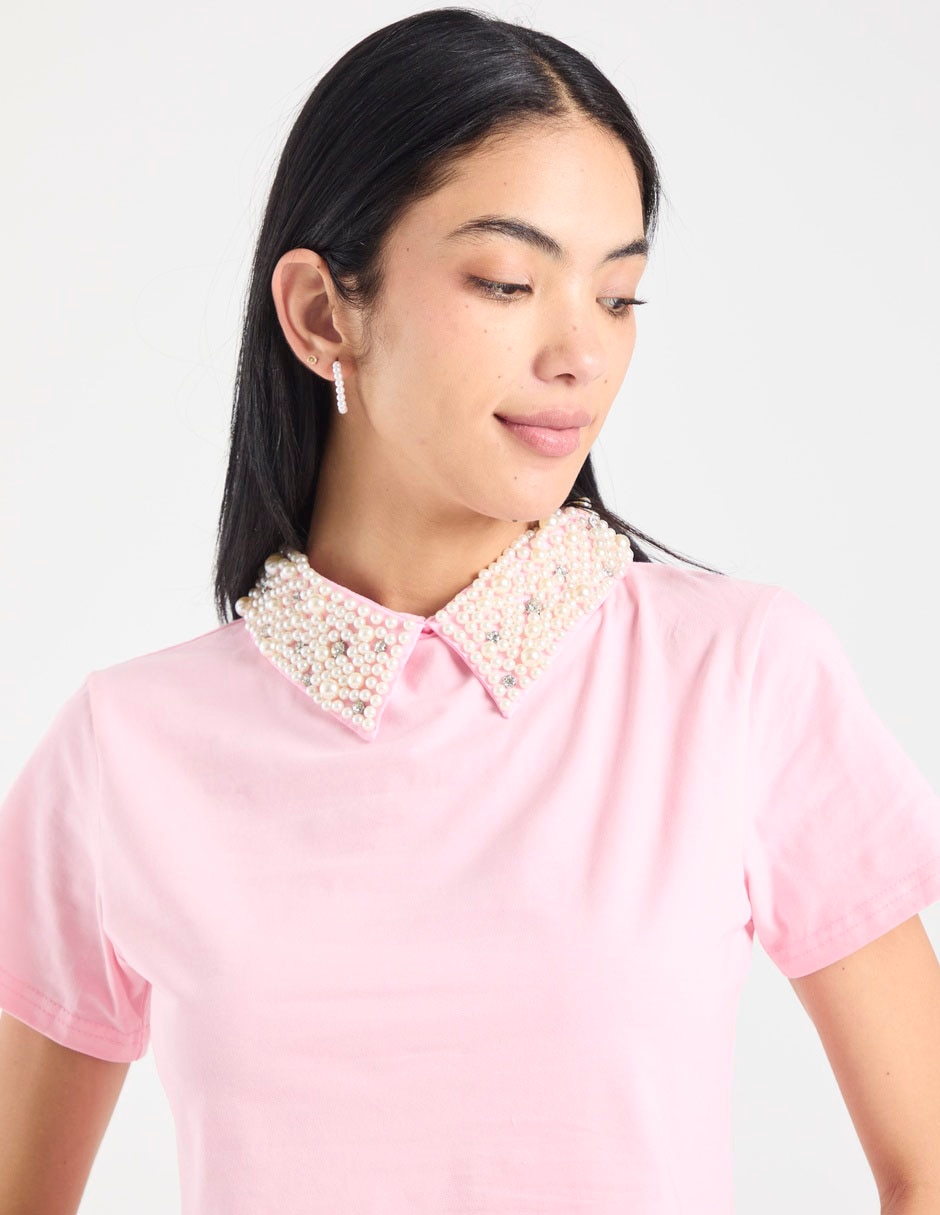 Blusa manga corta para mujer 3