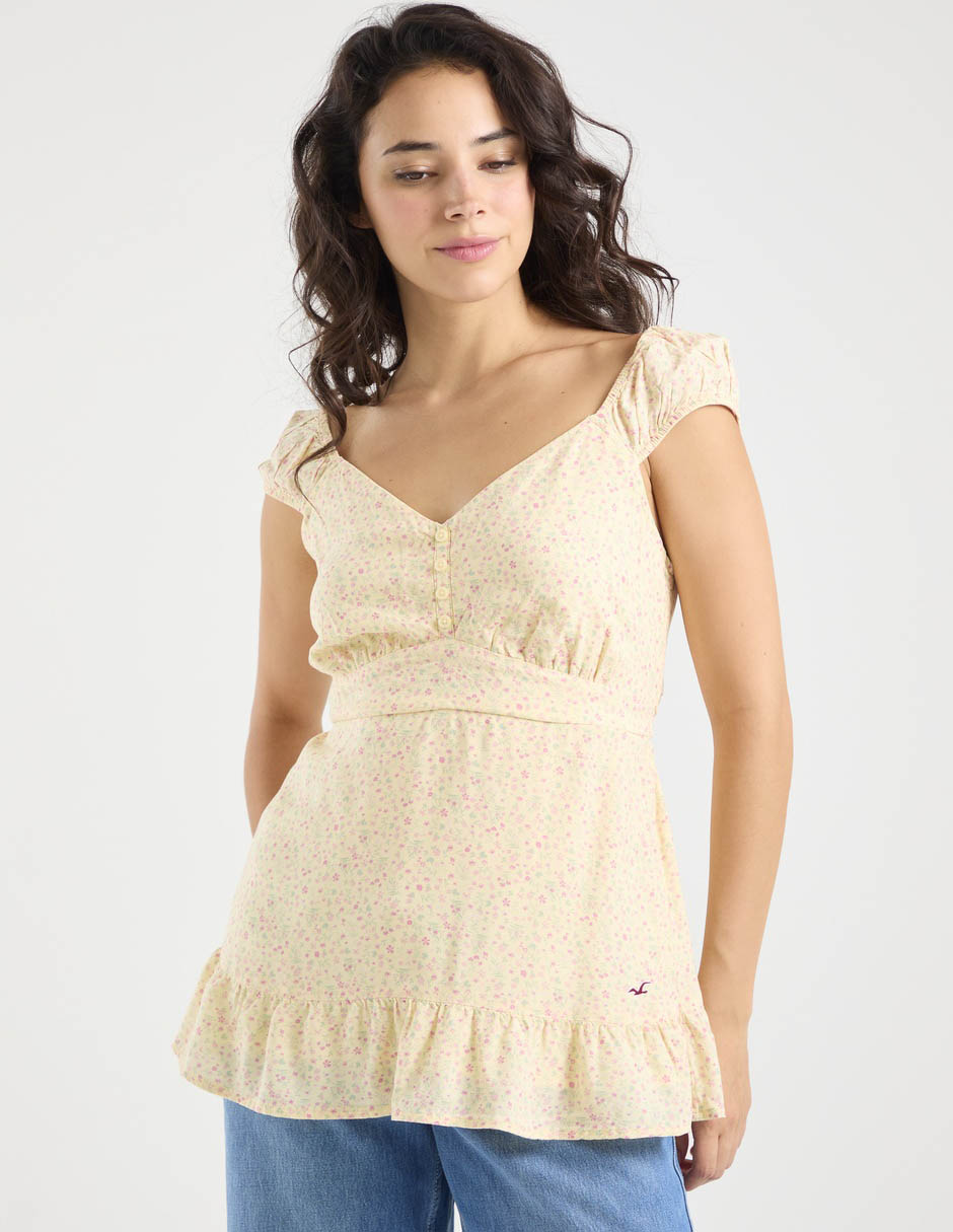 Blusa manga corta para mujer 2
