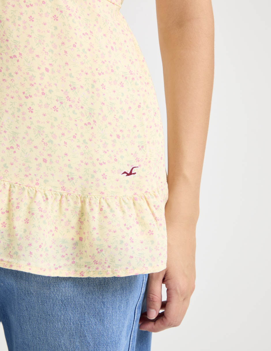 Blusa manga corta para mujer 5