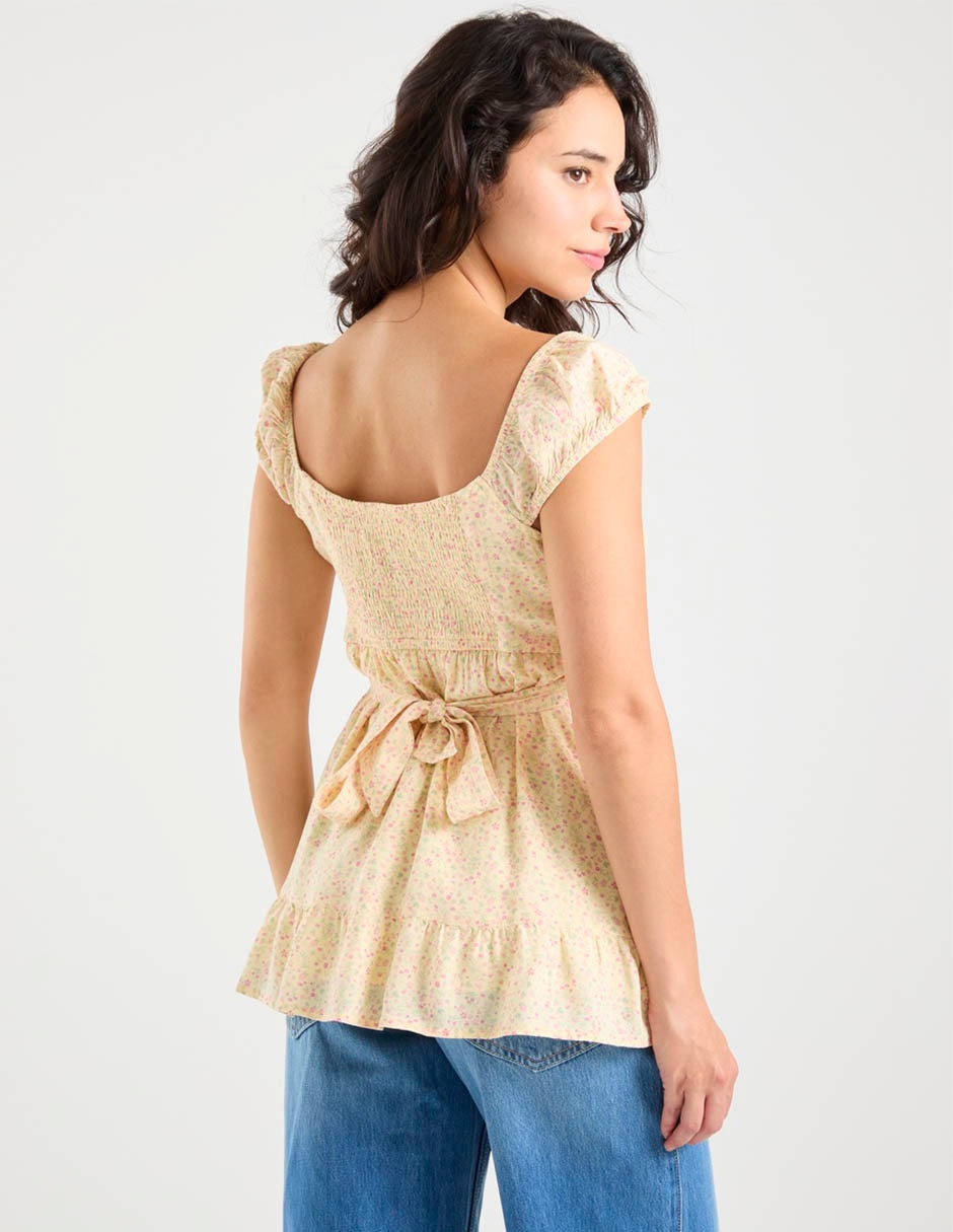 Blusa manga corta para mujer 6
