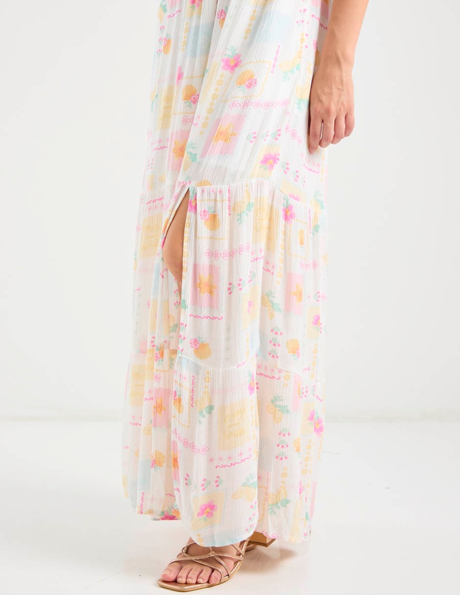 Vestido largo casual para mujer 4