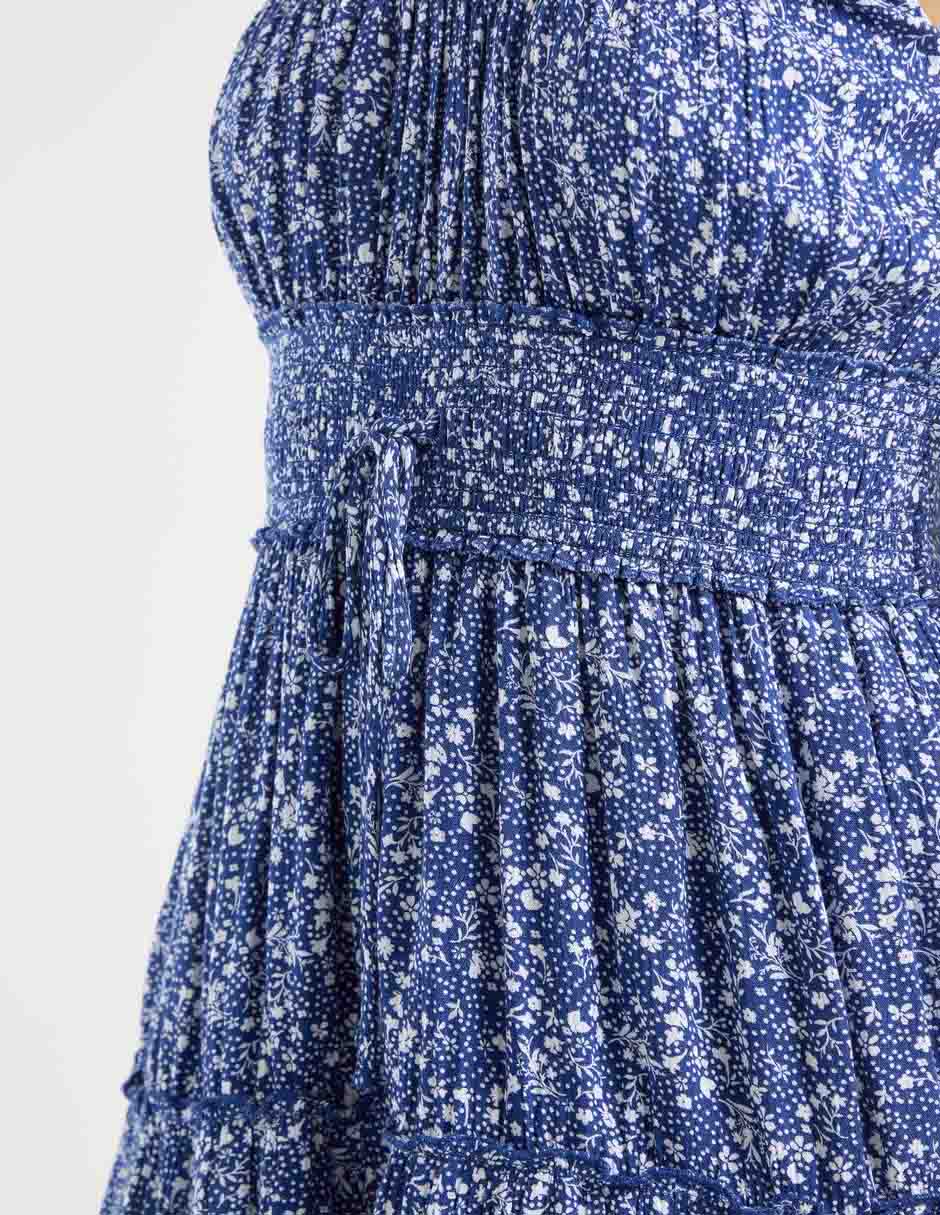 Vestido arriba rodilla casual para mujer 2