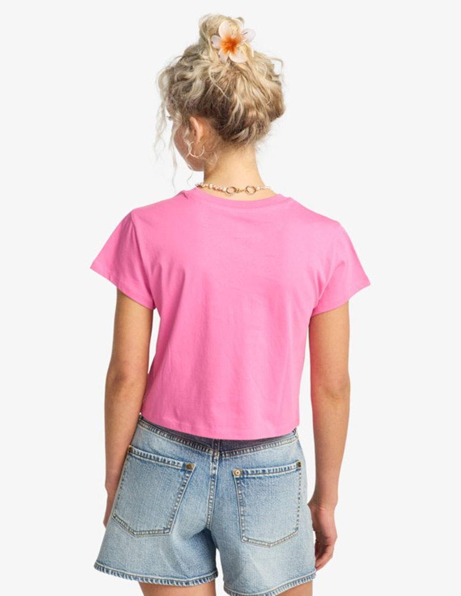 Playera manga corta holiday soon cuello redondo para mujer 3