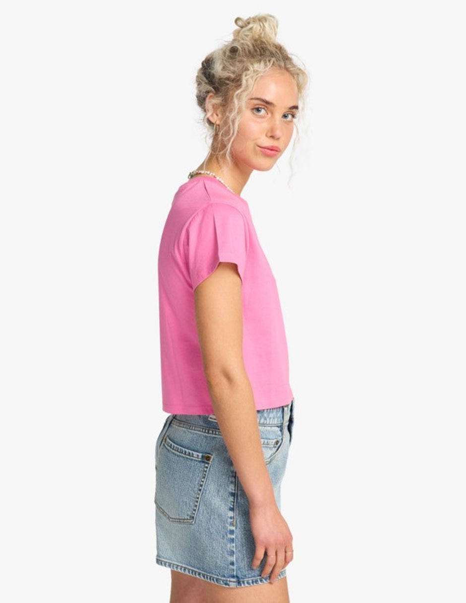Playera manga corta holiday soon cuello redondo para mujer 5