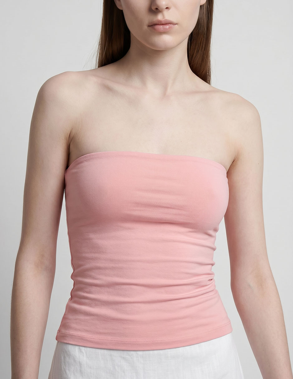 Top Cuello Sin Cuello Escote Sin Escote Tirante Sin Tirantes 4