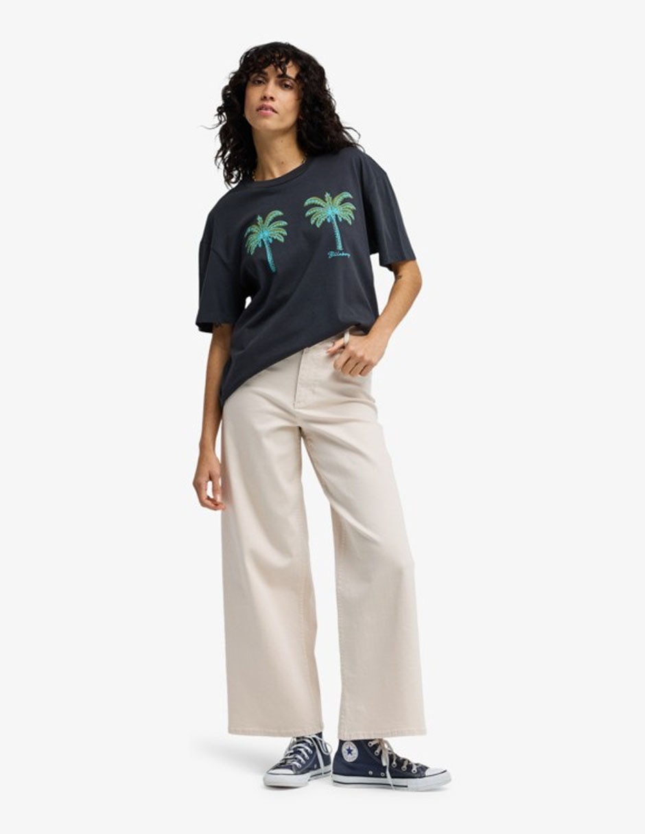Playera manga corta vacation club cuello redondo para mujer 2