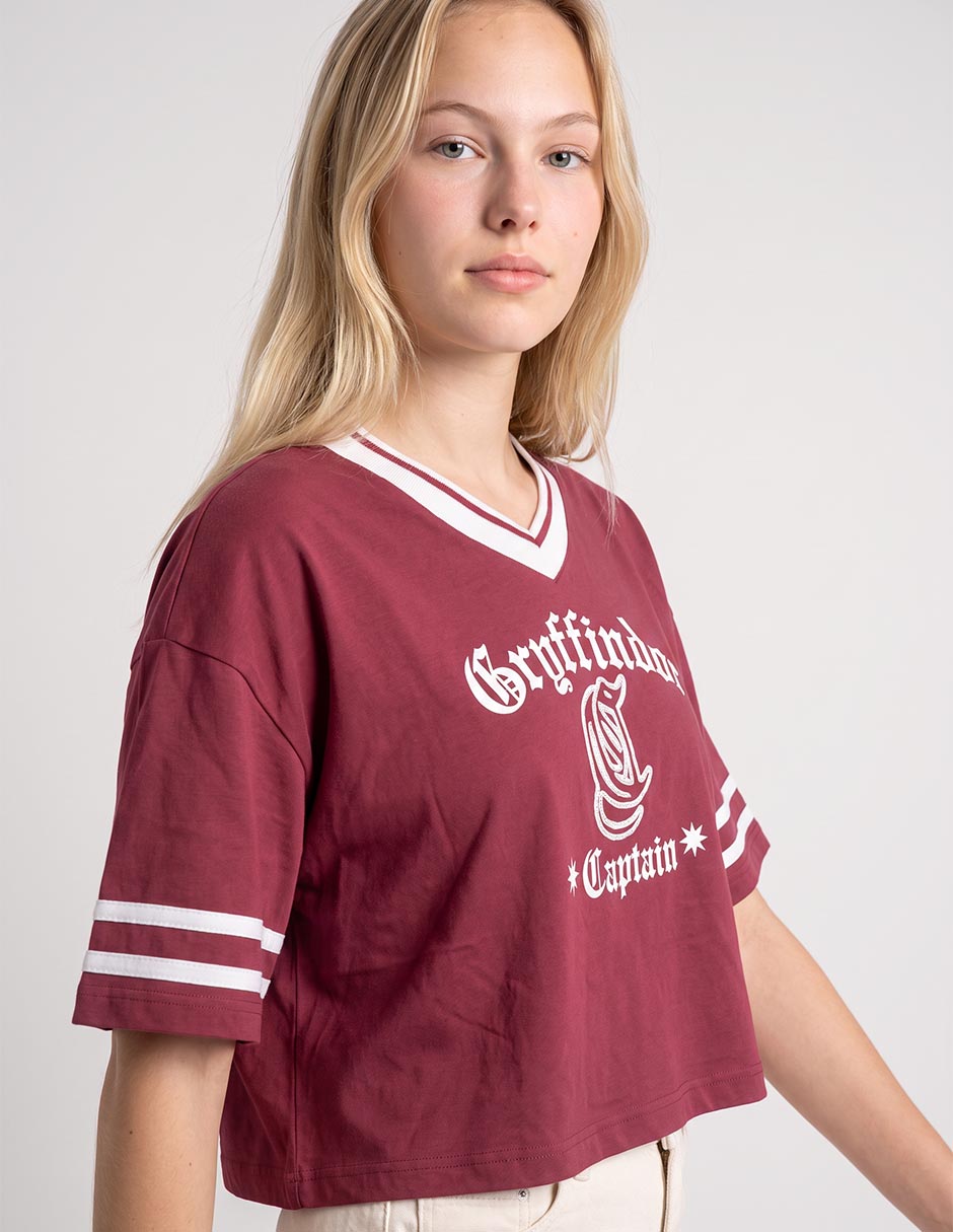 Playera manga al codo harry potter cuello redondo para mujer 2
