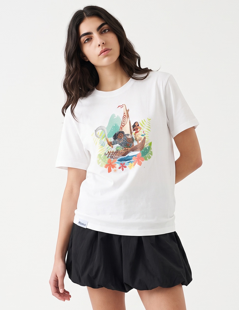 Playera manga corta cuello redondo Playera manga corta cuello redondo