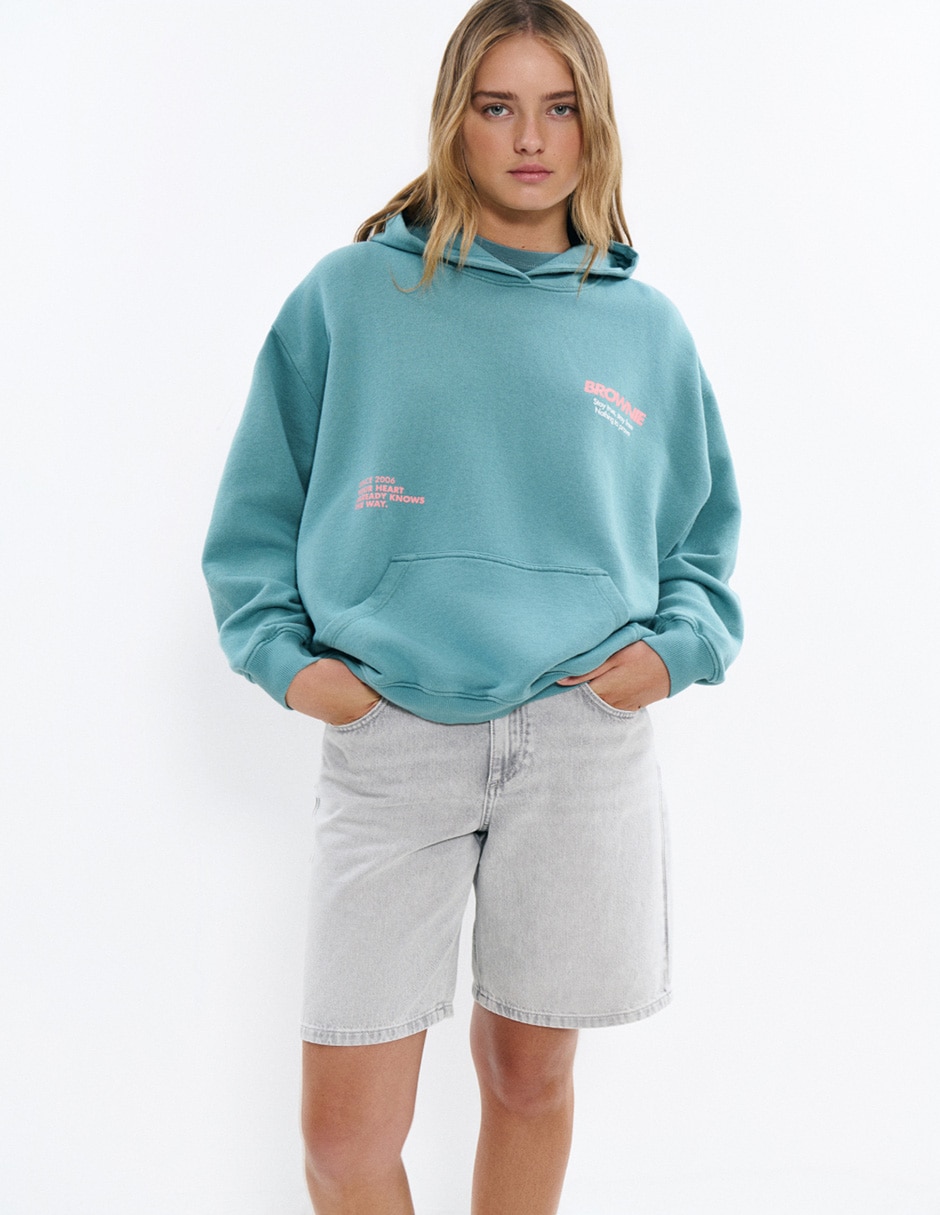 Sudadera con capucha para mujer