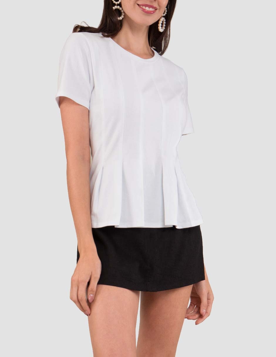 Blusa manga corta para mujer 2