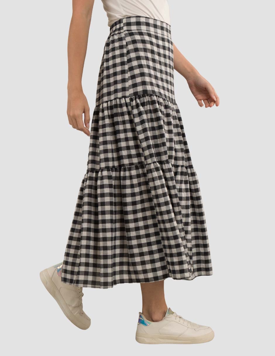 Falda midi Mayo a la cintura 2