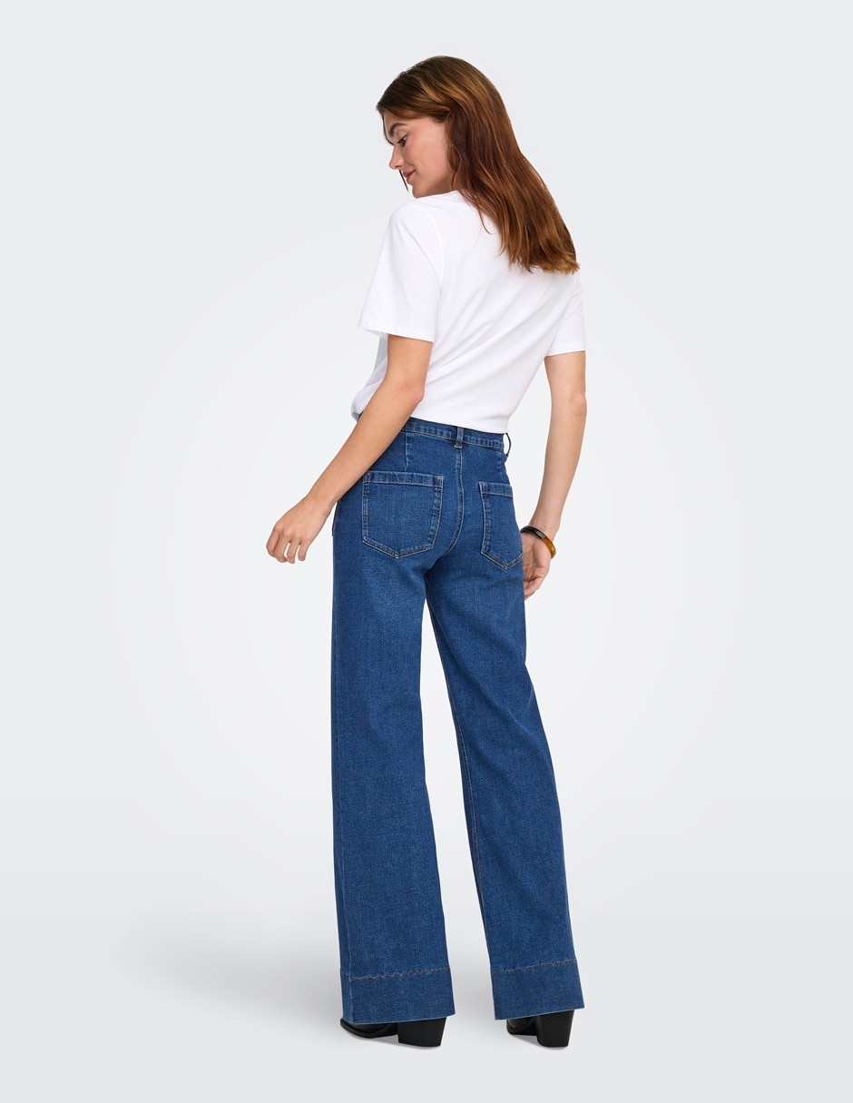 Jeans wide leg para mujer 2