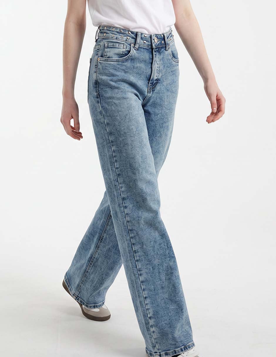 Jeans wide leg para mujer