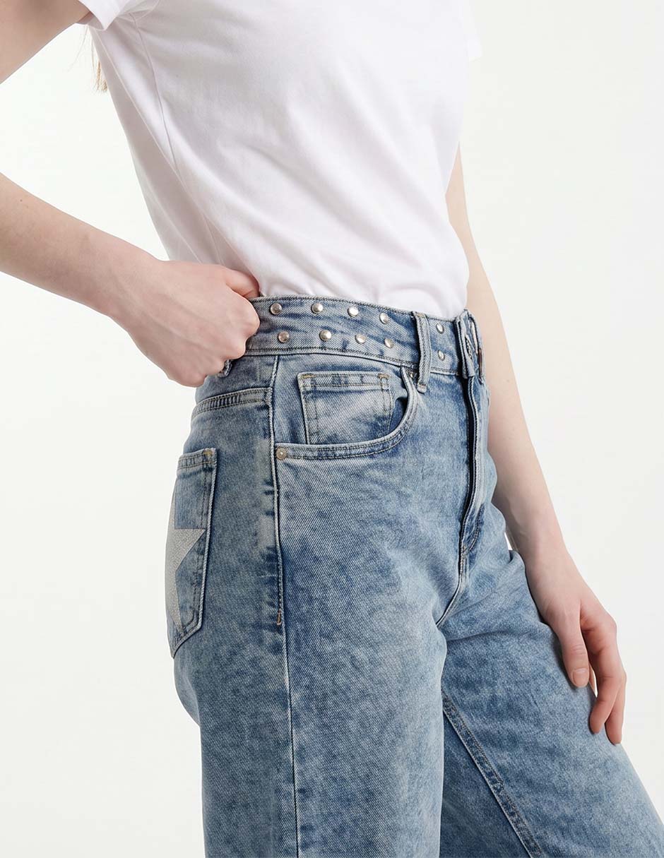 Jeans wide leg para mujer 3
