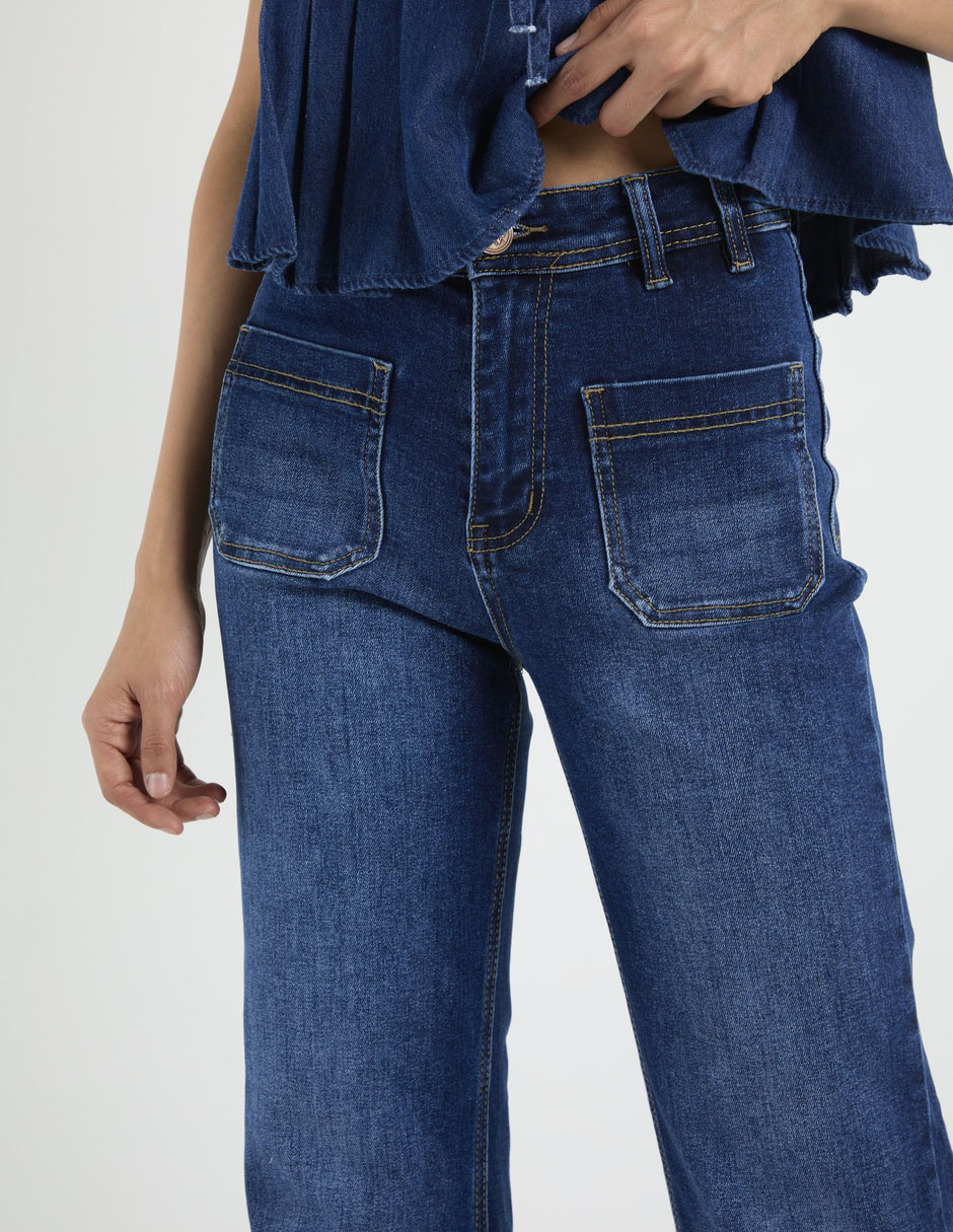 "jeans/jegging/jeans jogger" regular straight cadera coffee bean "para mujer" 5