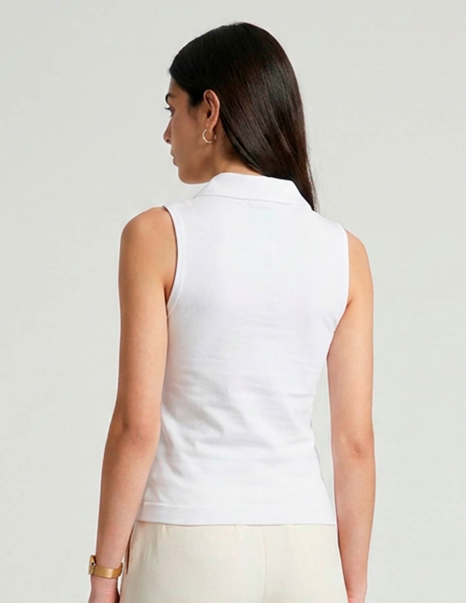 Playera tipo polo para mujer 2