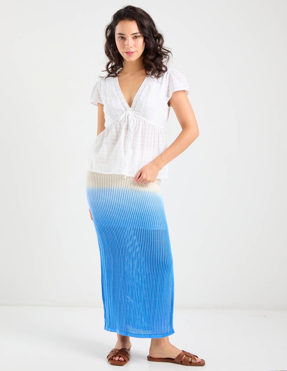 Blusa manga corta para mujer 3