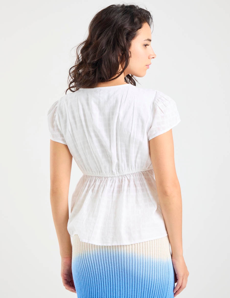 Blusa manga corta para mujer 6
