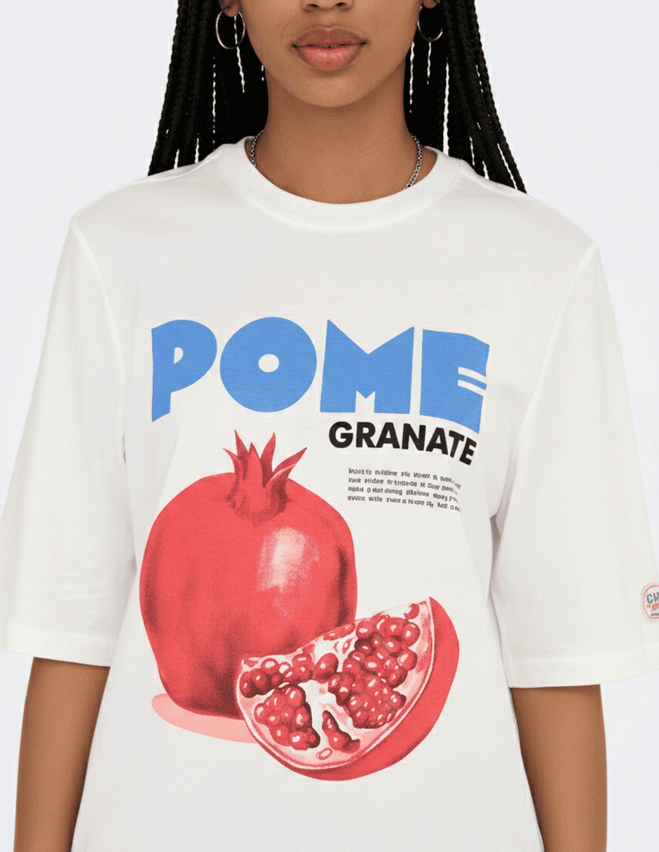 Playera manga corta cuello redondo para mujer 2
