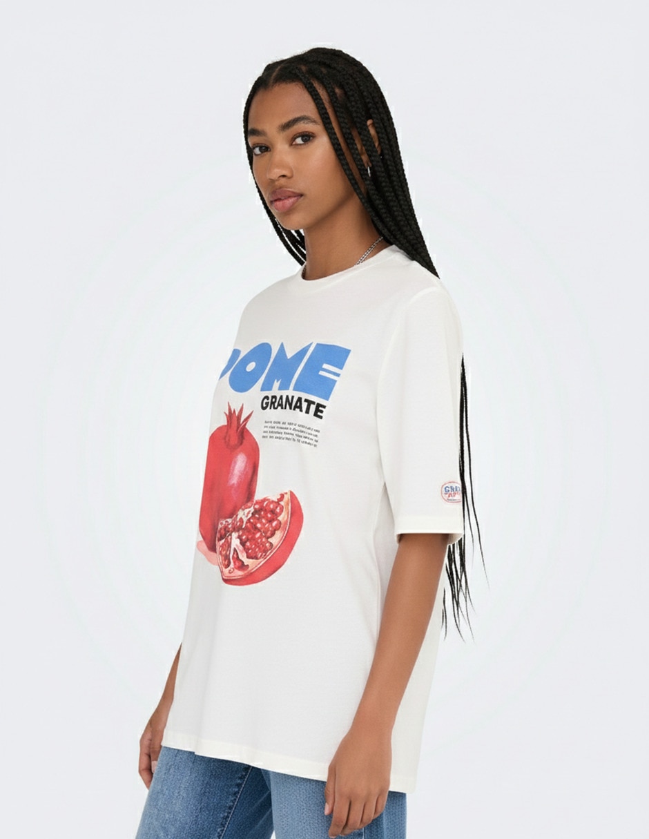 Playera manga corta cuello redondo para mujer 3