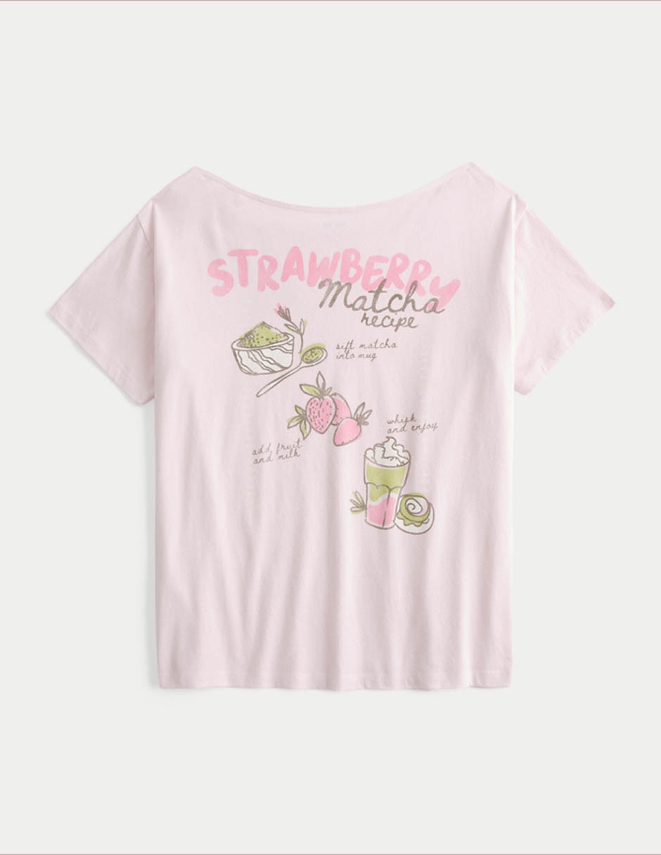 Playera manga corta cuello ojal mujer 4