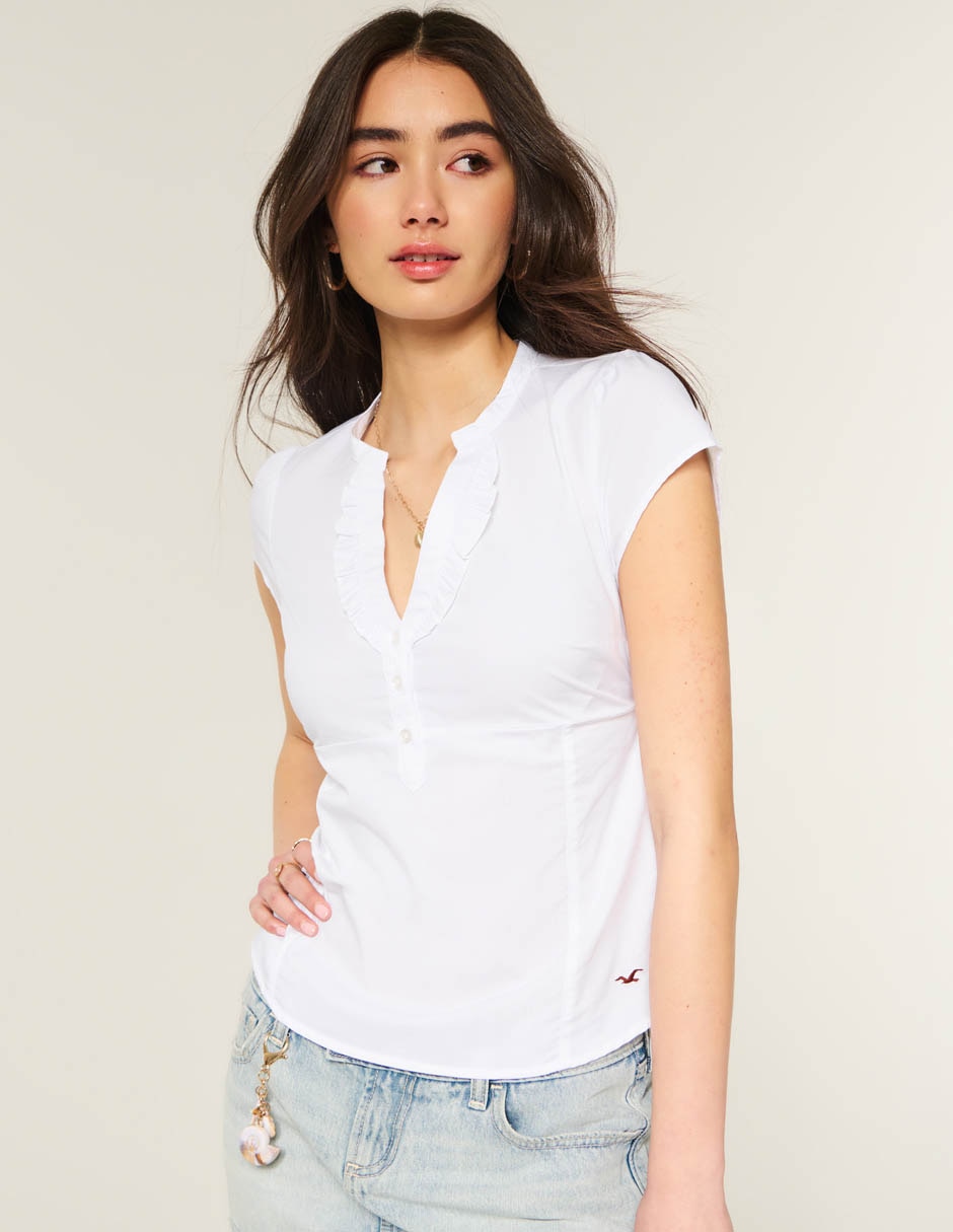 Blusa manga corta para mujer 3