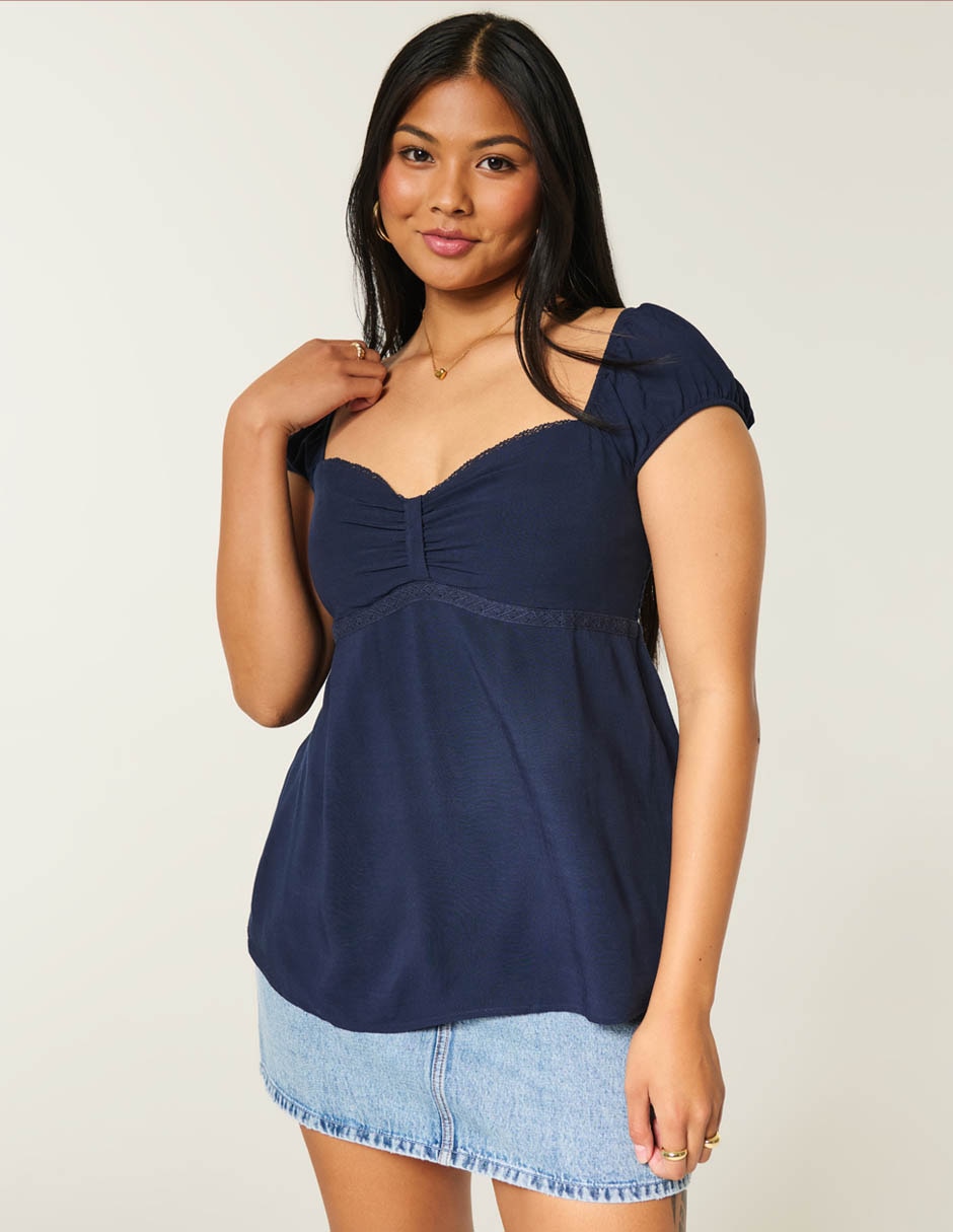 Blusa manga corta para mujer 3
