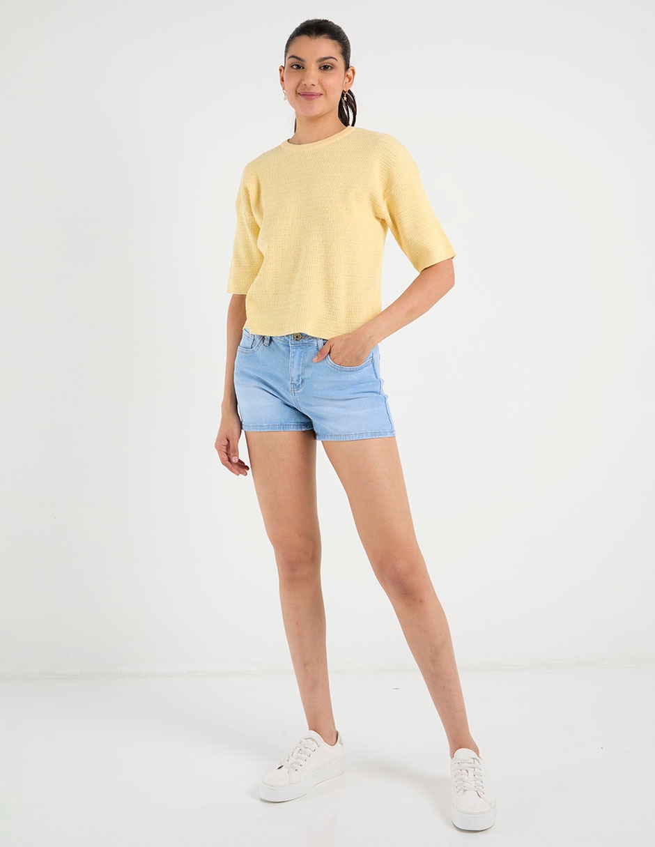 Short de mezclilla para mujer