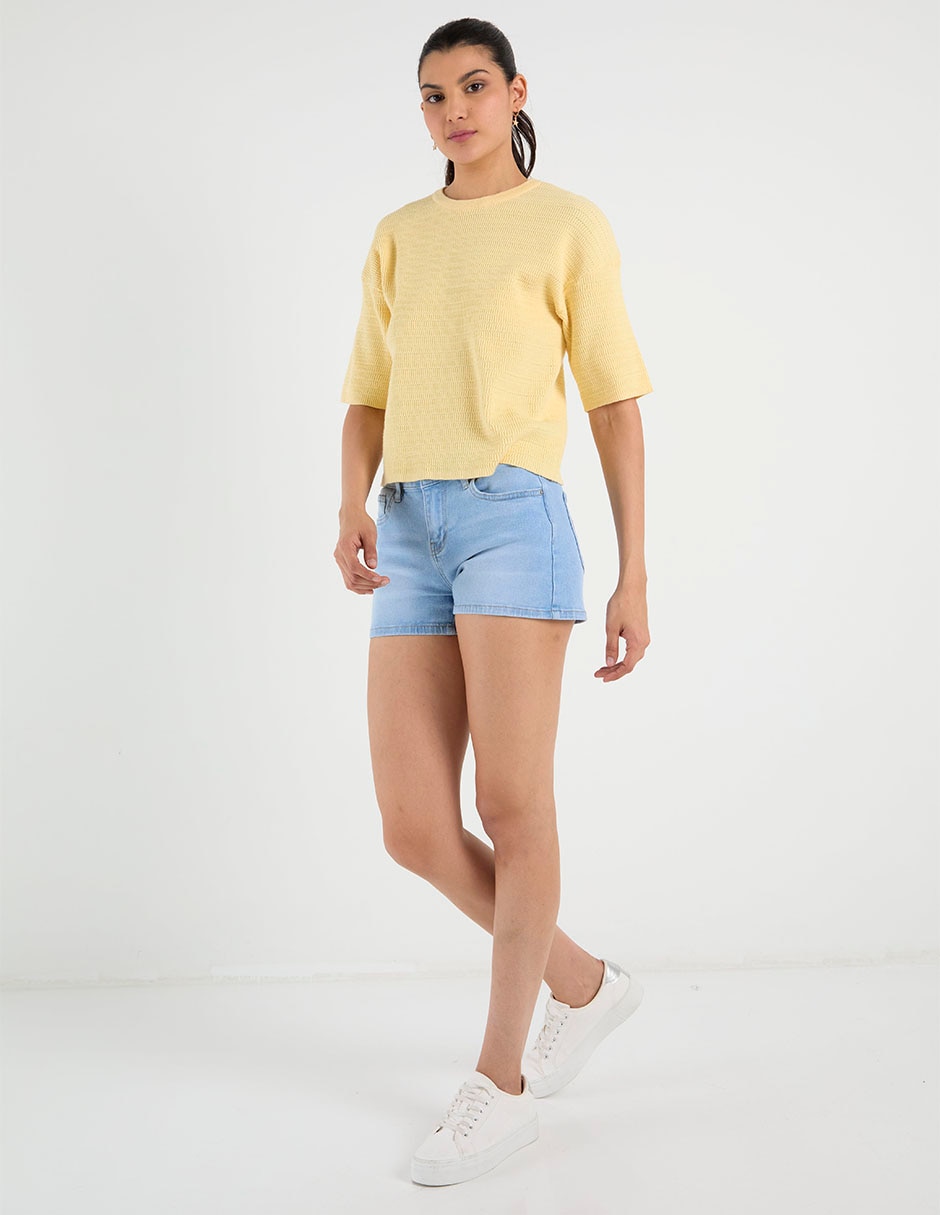 Short de mezclilla para mujer
