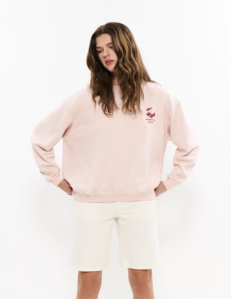 Sudadera con sin capucha para mujer