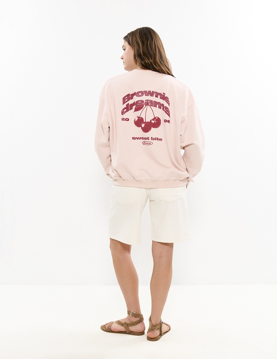 Sudadera con sin capucha para mujer 4
