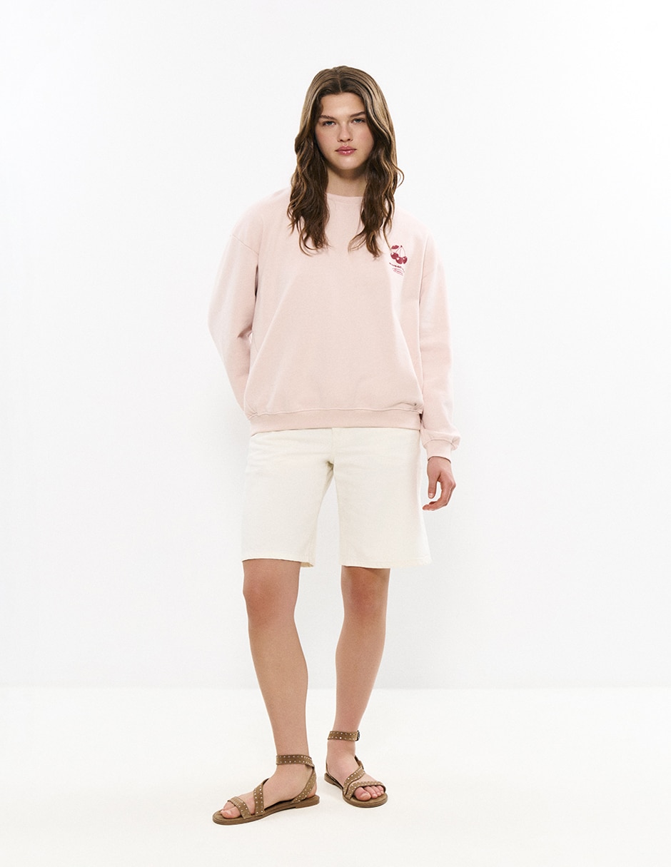 Sudadera con sin capucha para mujer 5