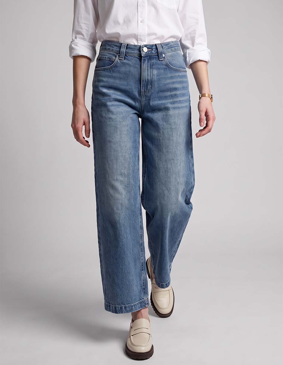 Jeans wide leg para mujer