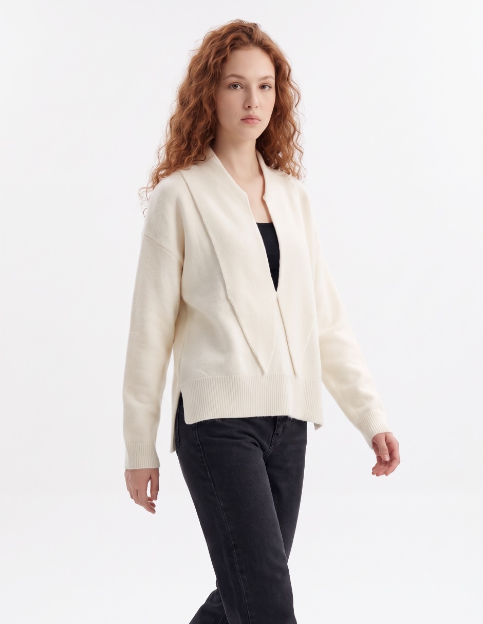 Suéter cuello V para mujer Suéter cuello V para mujer
