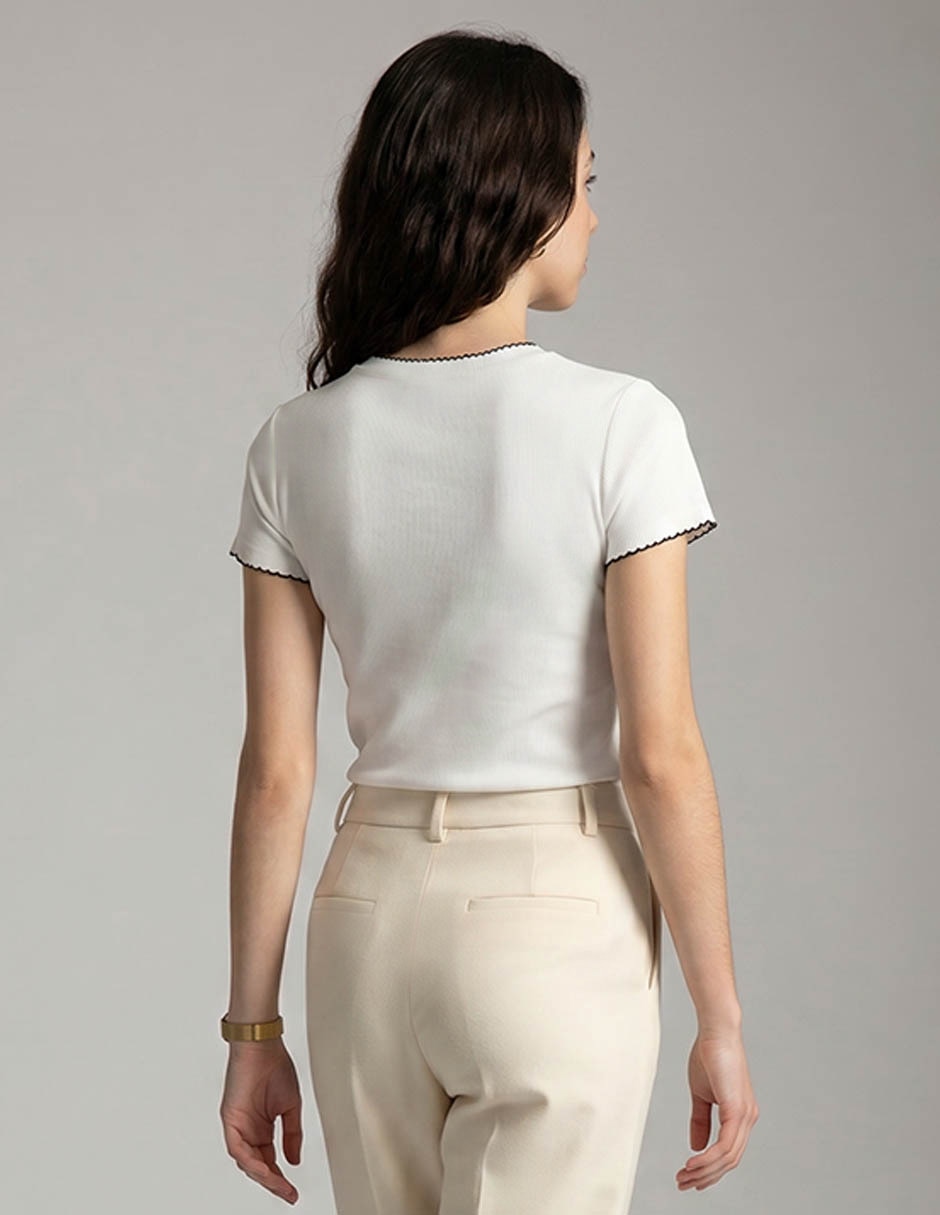 Blusa manga corta para mujer 2