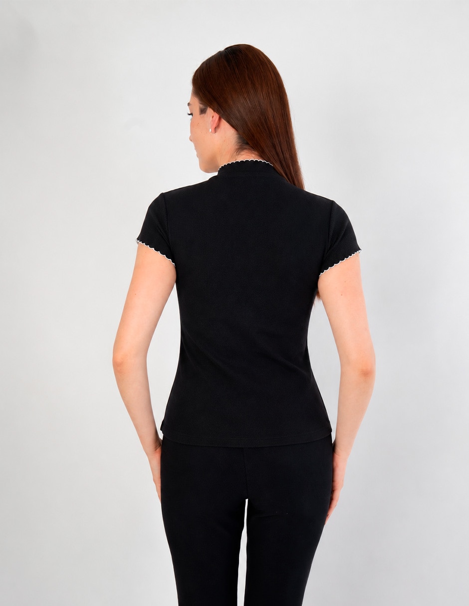 Blusa manga corta para mujer 3